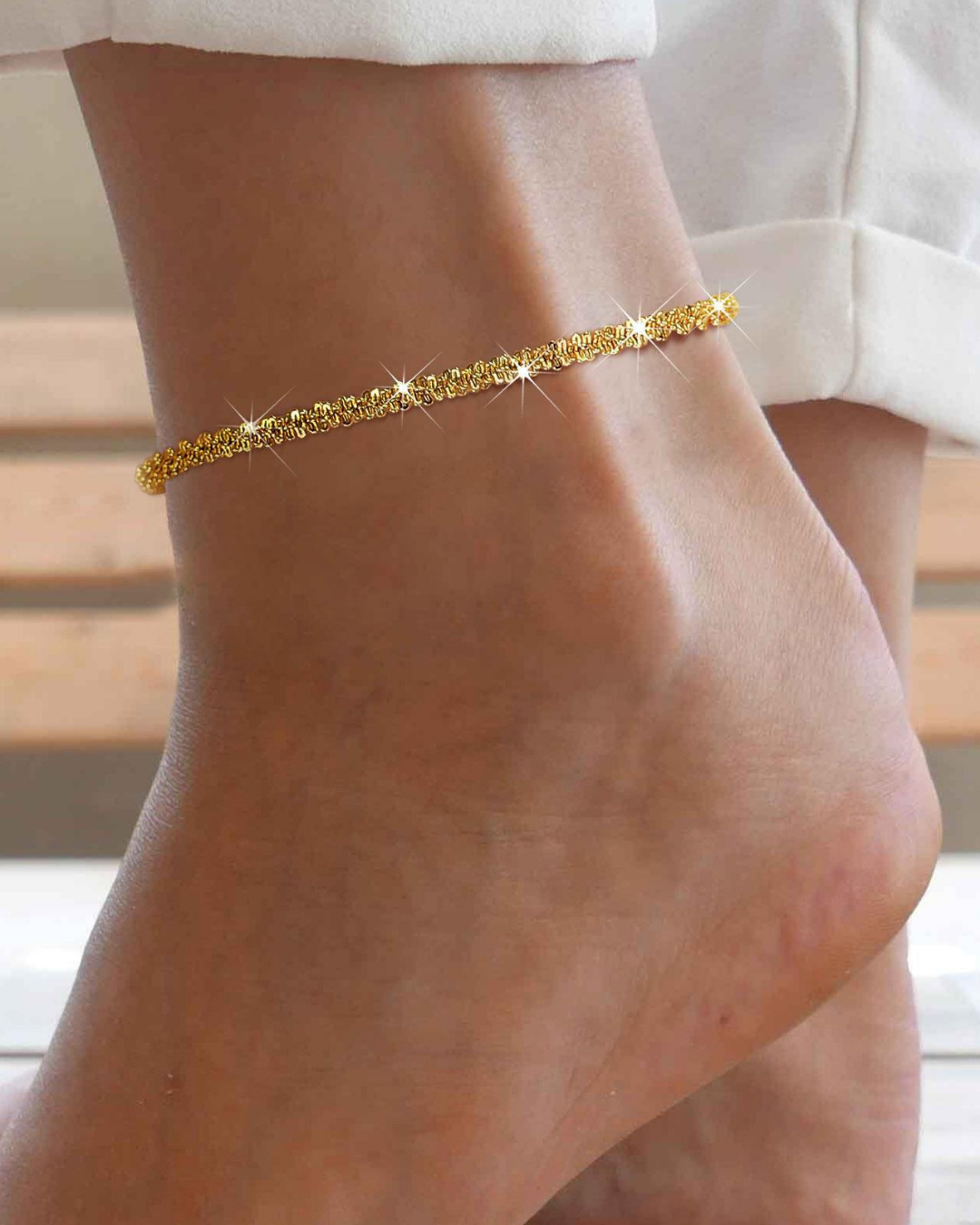 Chevillère Diamant doré