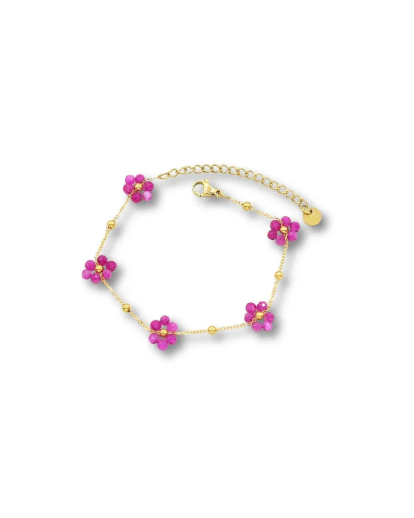 Bracelet Kandy rose fuchsia